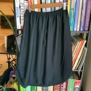 H&M black midi skirt